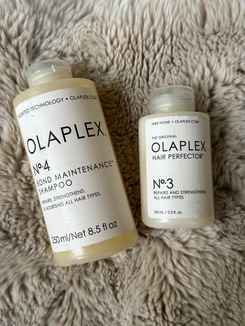Olaplex No.4 Bond Maintenance Shampoo & No.3 Hair Perfector Duo